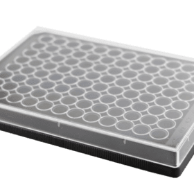 0,2mL ELISA platen, 96 wells, zwart