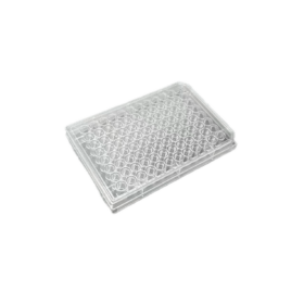 96-Wells Celkweek Microplaten | Ogive Bodem, Met Deksel