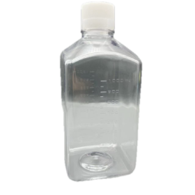 1000ml Mediumfles | Vierkant, PET