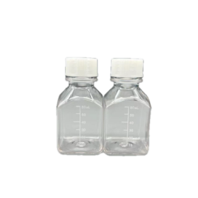 60ml Mediumfles | Vierkant, PET