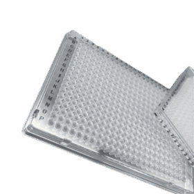 40uL PCR Plaat, 384-wells, Full-Skirt, Clear Tube + Clear Frame