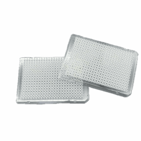 40uL PCR Plaat, 384-wells, Full-Skirt, Witte Tube + Clear Frame